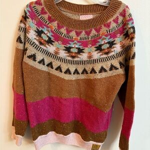 Souris Mini Colorful Patterned Sweater 7 years